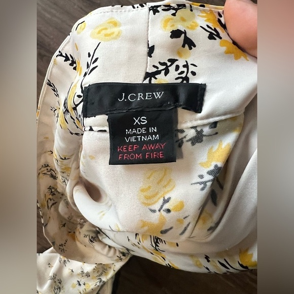 J. Crew Easy-Luxe Eco Floral Pajama Jumpsuit Size XS - Picture 8 of 8